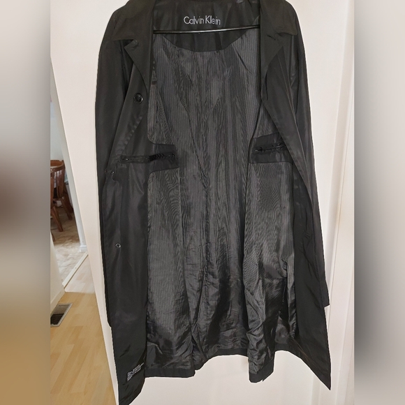 Calvin Klein Men's Long Black Jacket - Picture 8 of 11